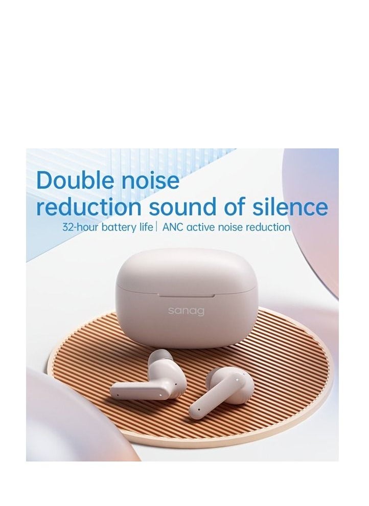 sanag - sanag T80s Pro BT5.1 Gaming Wireless In Ear Enc Noise Cancelling Water Proof Tws Bluetooth Earphone - Image 1
