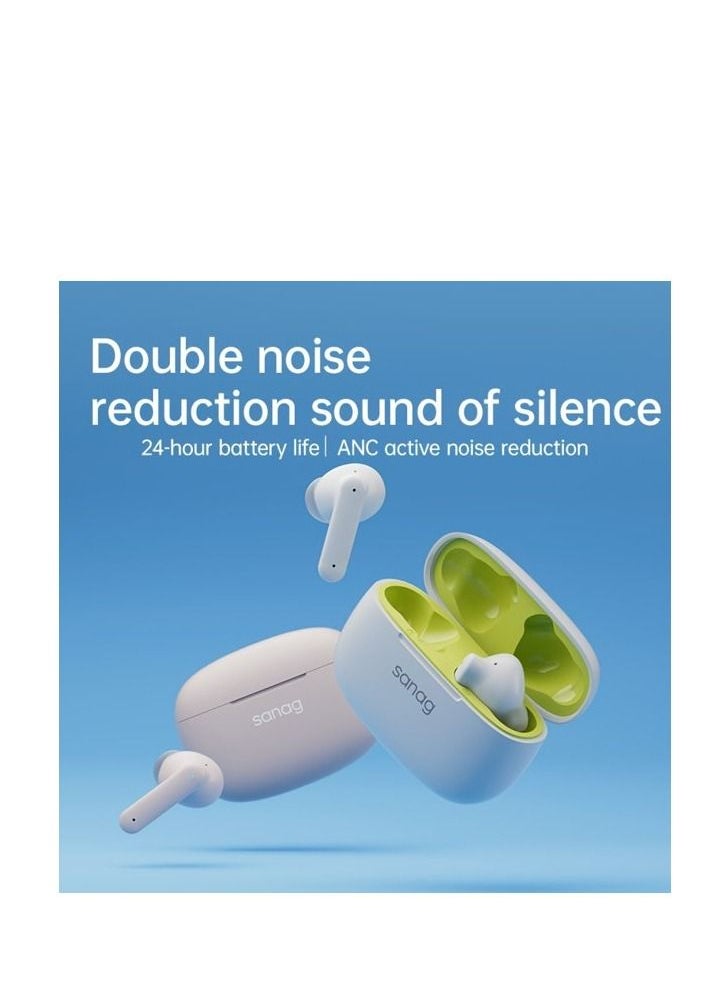 sanag - sanag T80s Pro BT5.1 Gaming Wireless In Ear Enc Noise Cancelling Water Proof Tws Bluetooth Earphone - Image 1