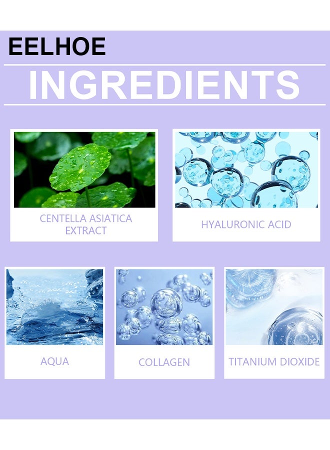 إيلهو لوشن واقي من الشمس SPF 90 + PA +++ ، مقاوم للماء والعرق يدوم طويلا 8 ساعات حماية من الأشعة فوق البنفسجية + UVA واقي من الشمس ، واقي من الشمس مرطب ومشرق يحمي البشرة ، 50 مل - Image 2