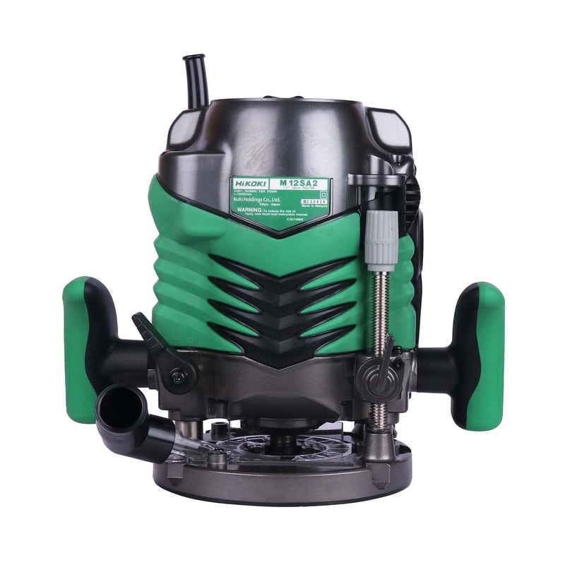HIKOKI M12SA2S9Z 1700W 22000 RPM 12mm Router Electric Hand Trimmer Wood Router with Soft Grip Handle 62 Kg 2 Collect Chuck Template Guide Adapter Dust Guide adapter Wrench Included - Image 4