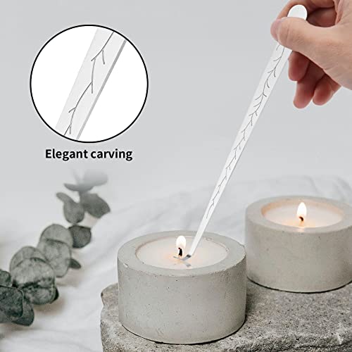 Kirecoo 3 in 1 Candle Accessory Set, Candle Wick Trimmer Cutter, Snuffer, Dipper, Wick Care Kit with Trimmer, Dipper and Extinguisher (Silver) - Image 4