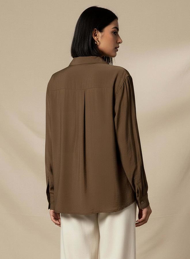 Splash FAV Regular Fit Viscose Top with Button Detail - Image 4