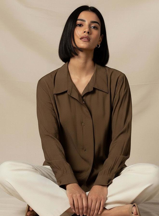 Splash FAV Regular Fit Viscose Top with Button Detail - Image 5