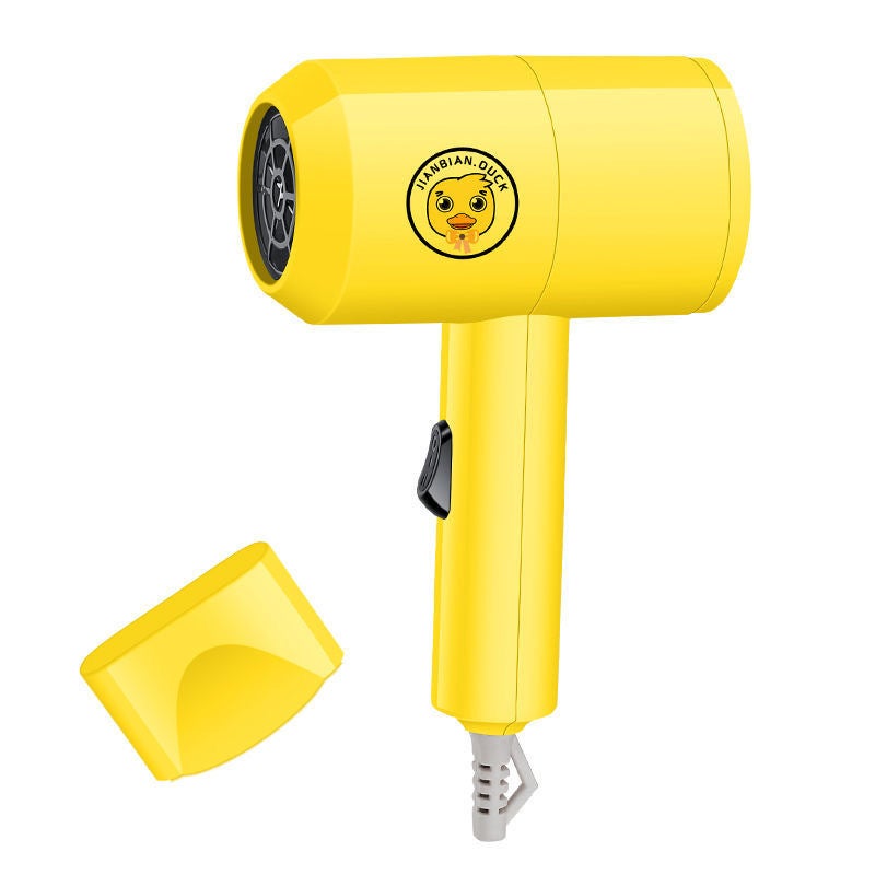 Generic Internet Celebrity Explosions Small Yellow Duck Hair Dryer Household Hair Dryer Student Dormitory Special Silent Hair Dryer Yellow Duck Hair Dryer 