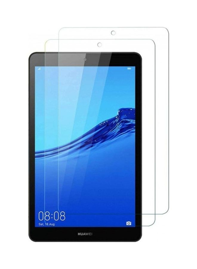 NIBEMINENT 2-Piece Tempered Glass Screen Protector Set For Huawei MediaPad M3 Clear - Image 1