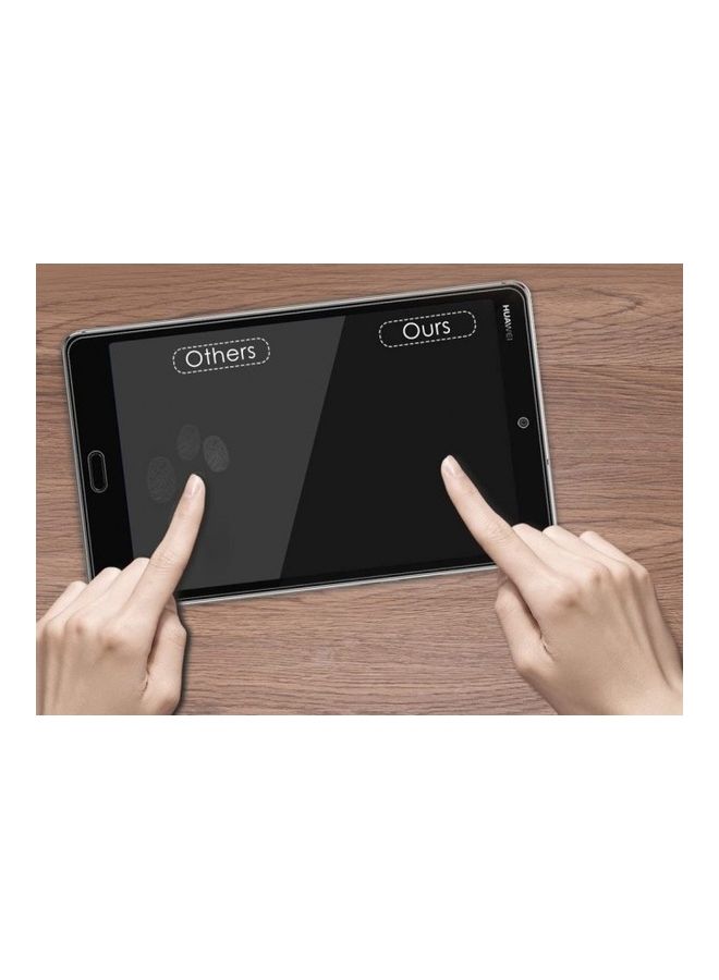 NIBEMINENT 2-Piece Tempered Glass Screen Protector Set For Huawei MediaPad M3 Clear - Image 2