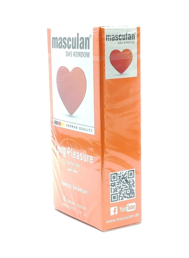 masculan 10-Piece Masculan Long Pleasure Condom - Image 2