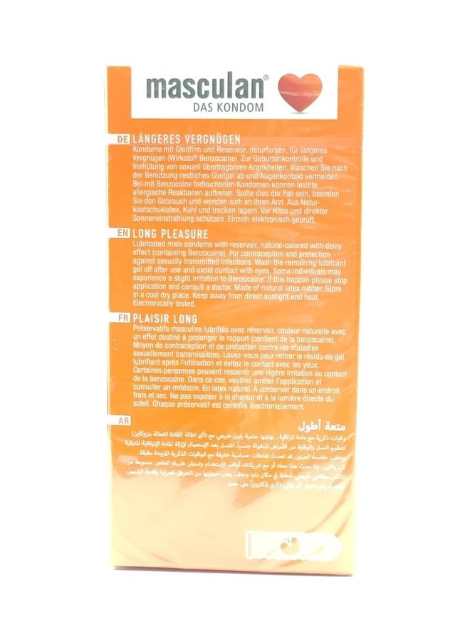 masculan 10-Piece Masculan Long Pleasure Condom - Image 3
