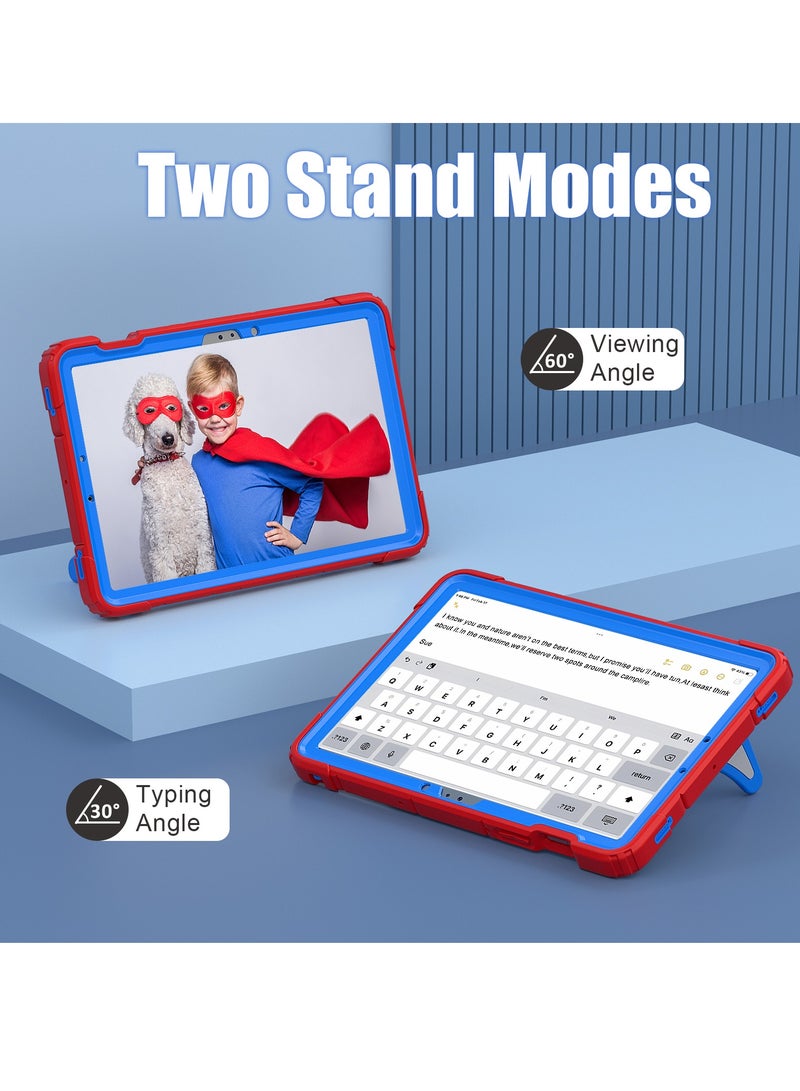 Case for Samsung Galaxy Tab S7/S8/S9(11-inch)/S9 FE(10.9-Inch) /S10 FE(11-Inch) Shockproof Protective Cover with Pencil Holder Shoulder Strap Kickstand for Kids Children - Image 4