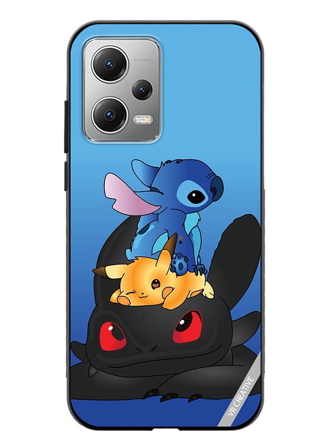 VR CREATIVE Protective Case Cover For Xiaomi Redmi Note 12 Cartoon Mix Design Multicolour - Image 1