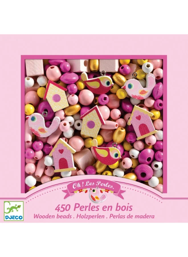 دجيكو Wooden Bead Kit - Bird