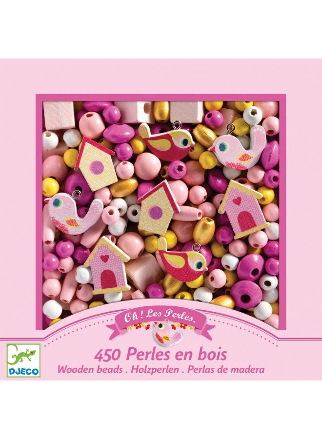 DJECO Wooden Bead Kit - Bird - Image 2