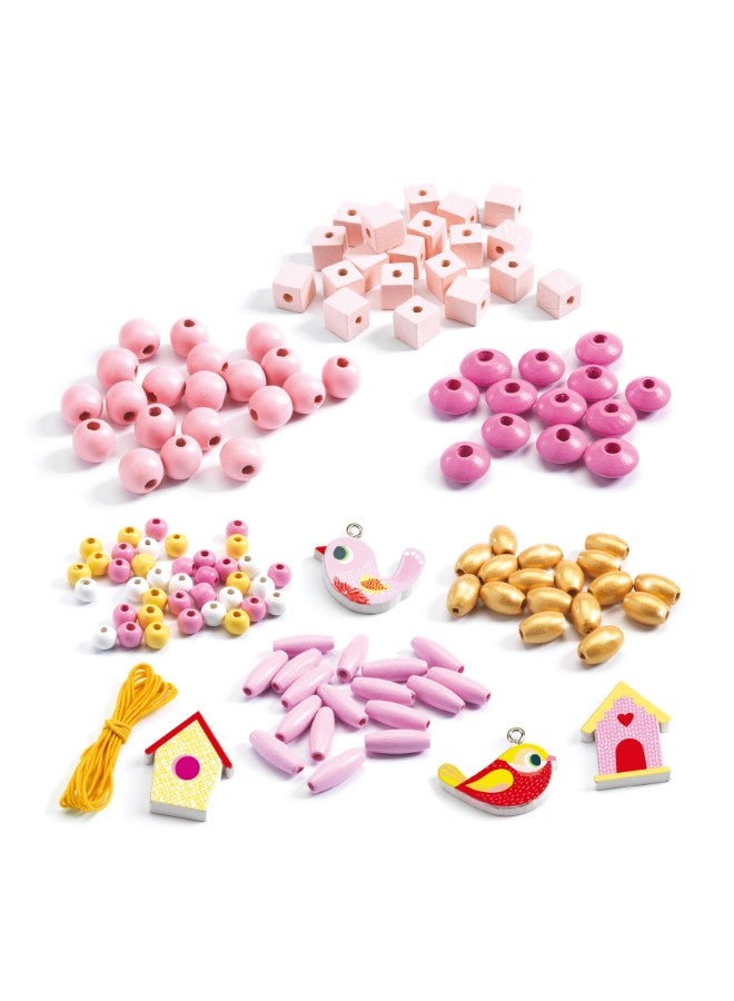 DJECO Wooden Bead Kit - Bird - Image 4