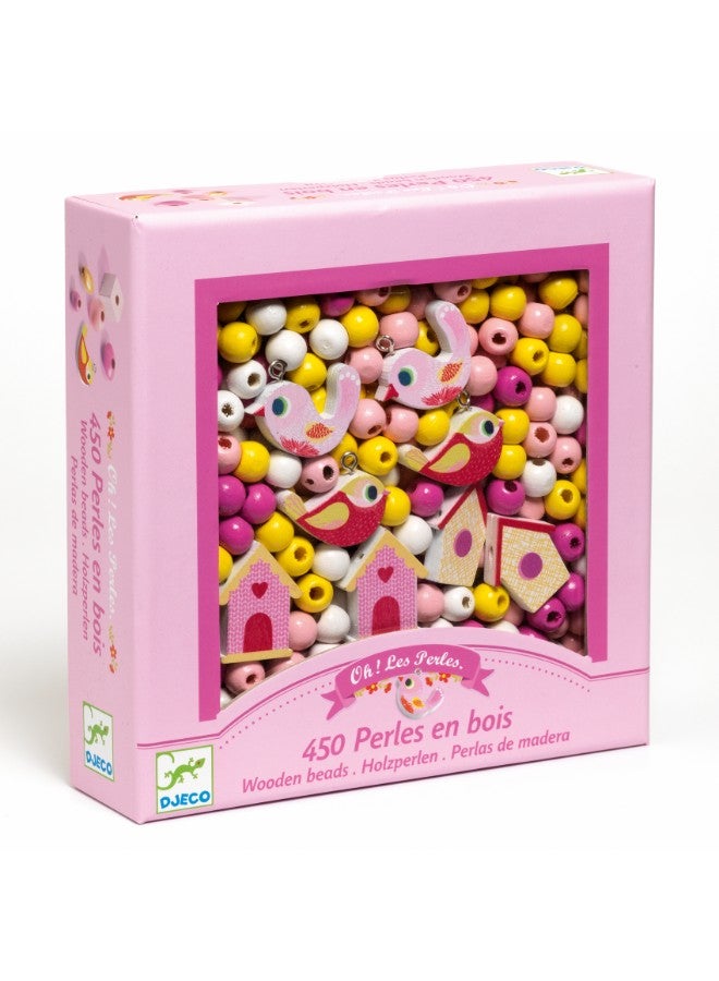 DJECO Wooden Bead Kit - Bird - Image 3