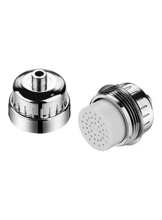 NIBEMINENT High Output Universal Shower Filter Kit Silver 8.5x8.5x12cm - Image 4