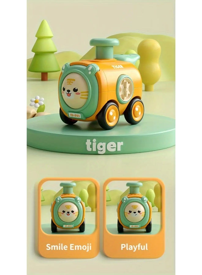 TOY GARDEN Baby Train Car Toys for Toddlers 1-3 - Press to Go Push Car, Infant Play Whistle Vehicle Toy Set - Fun and Engaging Gift for Little Ones - Image 5