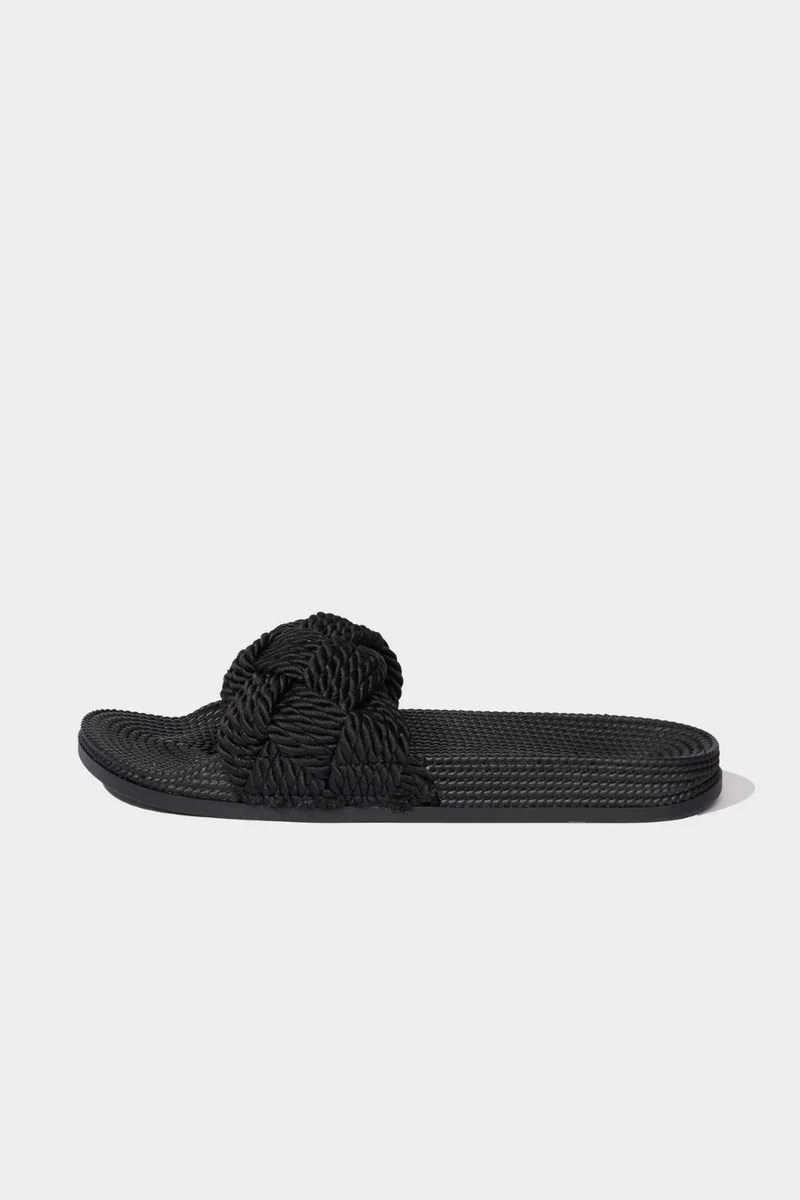 ديفاكتو Woman High Sole Single Strap Slippers