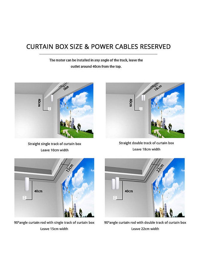 Smart Curtain Controller Curtain Motor Wireless Electric Curtain Controller Remote Control