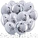 TONIFUL 30Pcs 18 Inch Round Balloons Large Silver Round Shape Foil Balloons Big Silver Round Helium Mylar Decorations for Birthday Wedding Baby Shower Anniversary Engagement Party Supplies - Image 3
