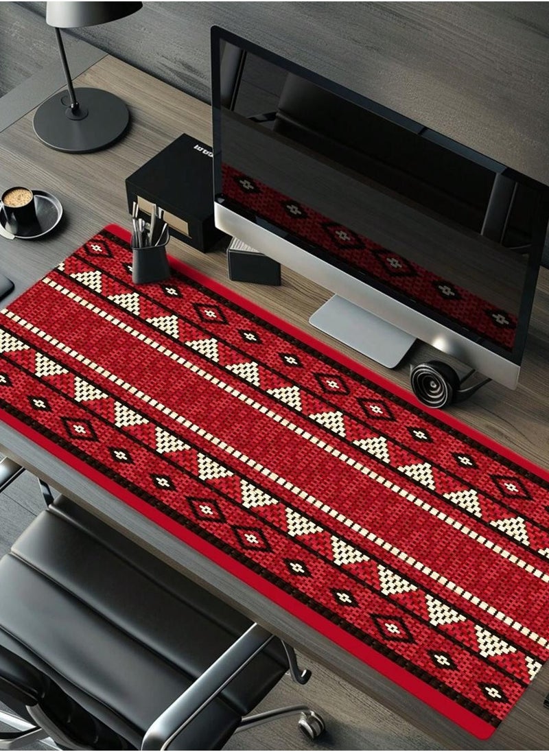 ماوس باد أنيق بتصميم هندسي ، مقاس 900x400 ملم