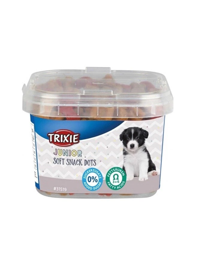 Trixie تريكسى جونيور نقاط الوجبات الخفيفة الناعمة مع أوميغا-3 لعلاج الكلاب - 140 جرام