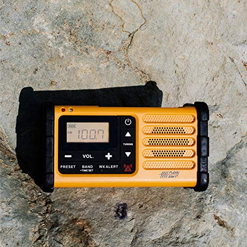 Sangean MMR-88 AM/FM/Weather Alert Emergency Rechargeable Radio. Solar/Hand Crank/USB/Flashlight, Siren, Smartphone Charger Yellow - Image 2