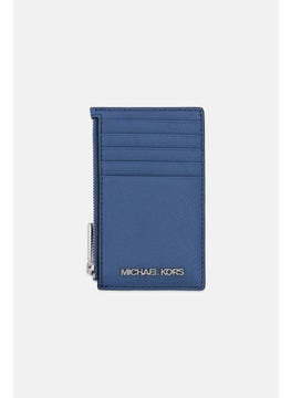 Michael Kors Women Brand Logo Wallets 13 L x 8 H x 1 W cm, Blue  - Image 1