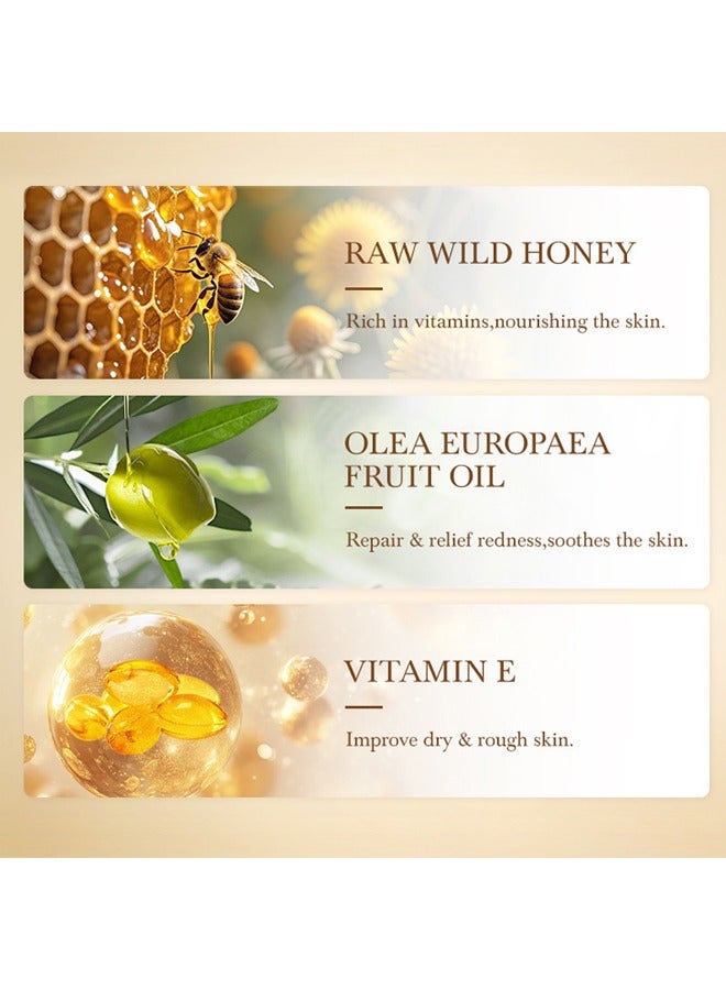 MELAO Tallow Blam Stick-Naturals Tallow Lotion Balm Stick, Dry Redness, Deep Moisturizing Skin, Speed Up Metabolism, Reduce Fine Dry Lines, Honey Tallow Blam Stick - Image 3