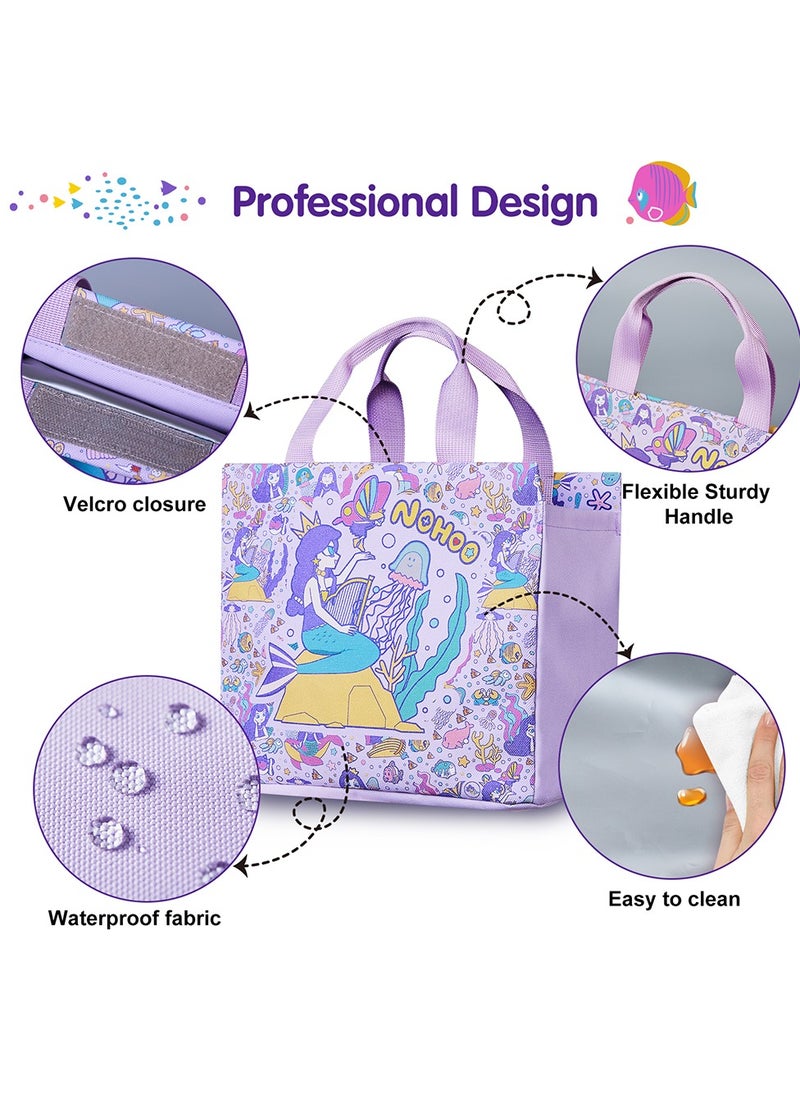 Kids 16 Inch School Bag With Handbag Combo Mermaid - Purple - pzsku/Z11D0AB3970E2A5255DFCZ/45/_/1707732586/8d74cae1-f273-4510-b9b3-e3c62f1426e7