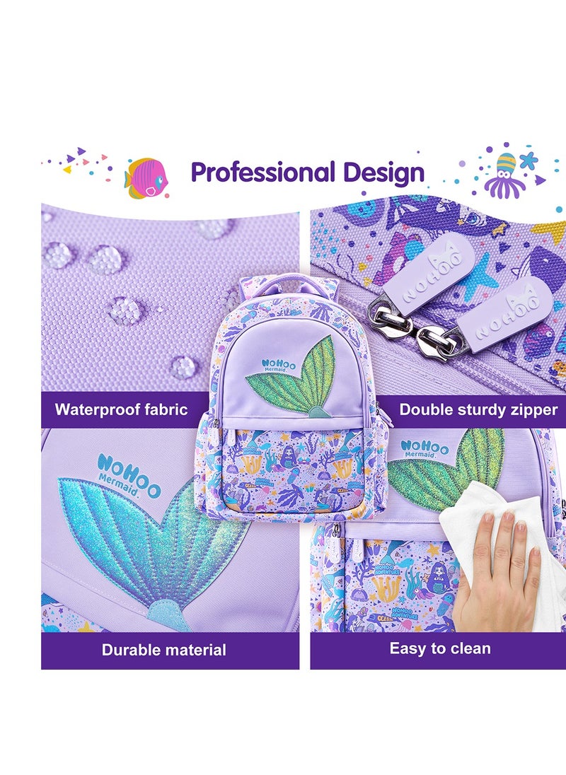 Kids 16 Inch School Bag With Handbag Combo Mermaid - Purple - pzsku/Z11D0AB3970E2A5255DFCZ/45/_/1708000211/843dbbf5-238e-48f6-a822-ae95f5ce6154