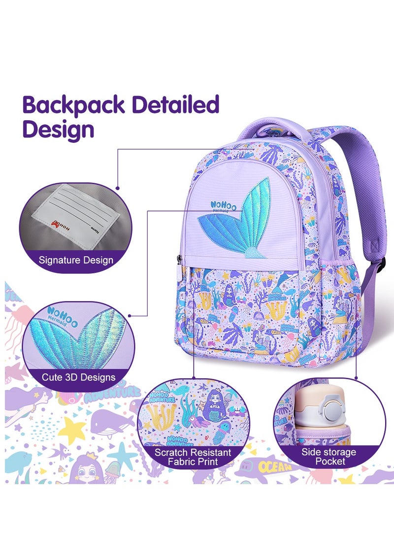 Kids 16 Inch School Bag With Handbag Combo Mermaid - Purple - pzsku/Z11D0AB3970E2A5255DFCZ/45/_/1708000253/6d60ad2c-7aab-4c79-b386-32eb6592d202