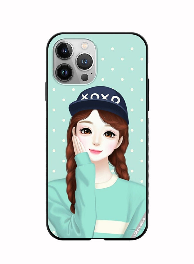 VR CREATIVE Protective Case Cover For Apple iPhone 12 Pro Max Xoxo Girl Design Multicolour - Image 1