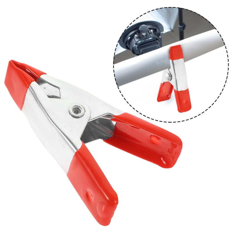5 Pcs Heavy Duty Small Metal Spring Clamps For Woodworking Model Making Tent Mold Fixing - Image 5