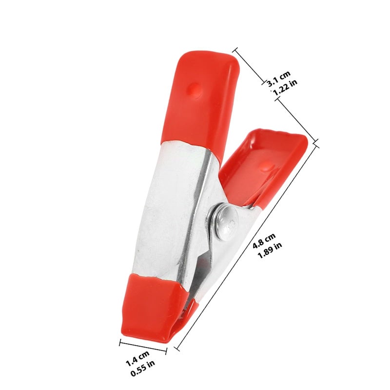 5 Pcs Heavy Duty Small Metal Spring Clamps For Woodworking Model Making Tent Mold Fixing - Image 3