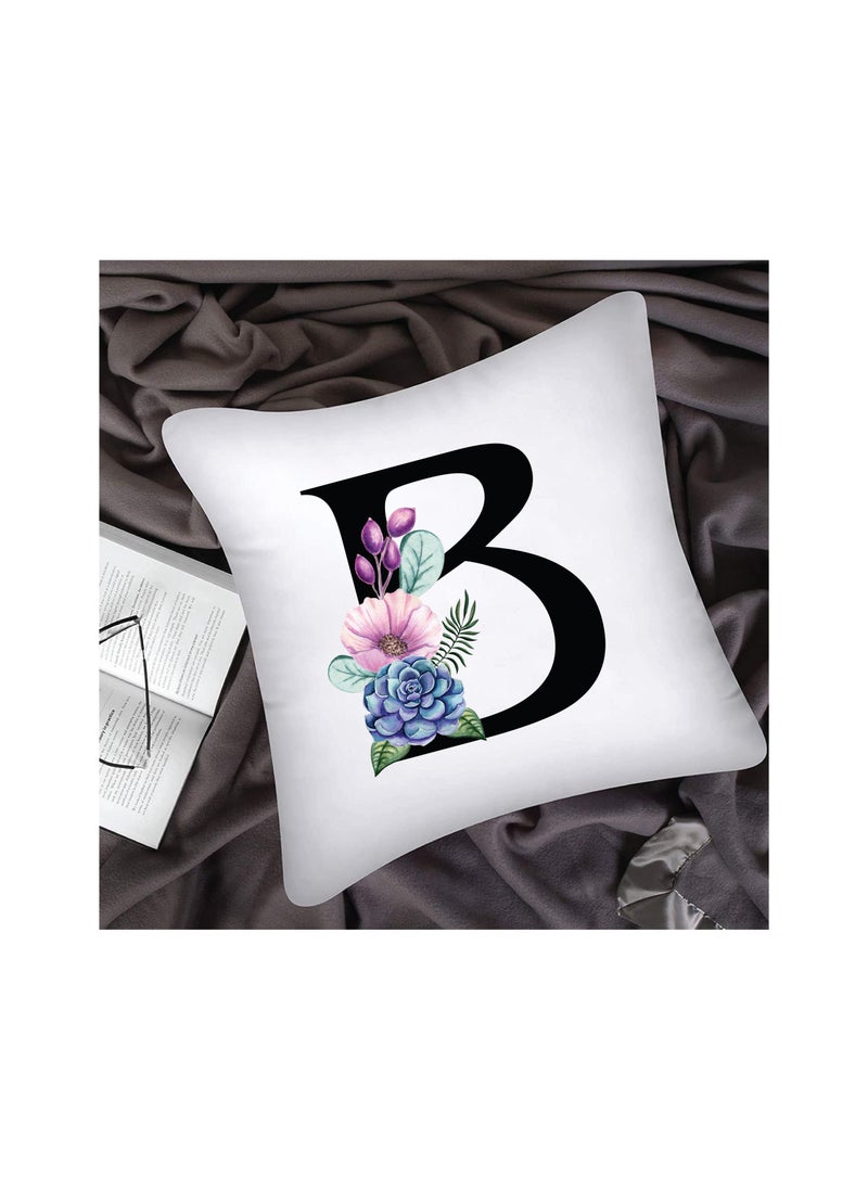 PRINTSHOP4ME Cushion Cover with Filler with Your Favorite Letter in the Alphabet Printed -Give as a Gift to a Friend or Loved one  - Image 4