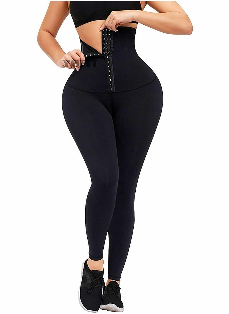 اسم المحتوى ناريلا High Waist Corset Leggings, Gym Leggings ​Women Hourglass Body Shaping Trainer（S）