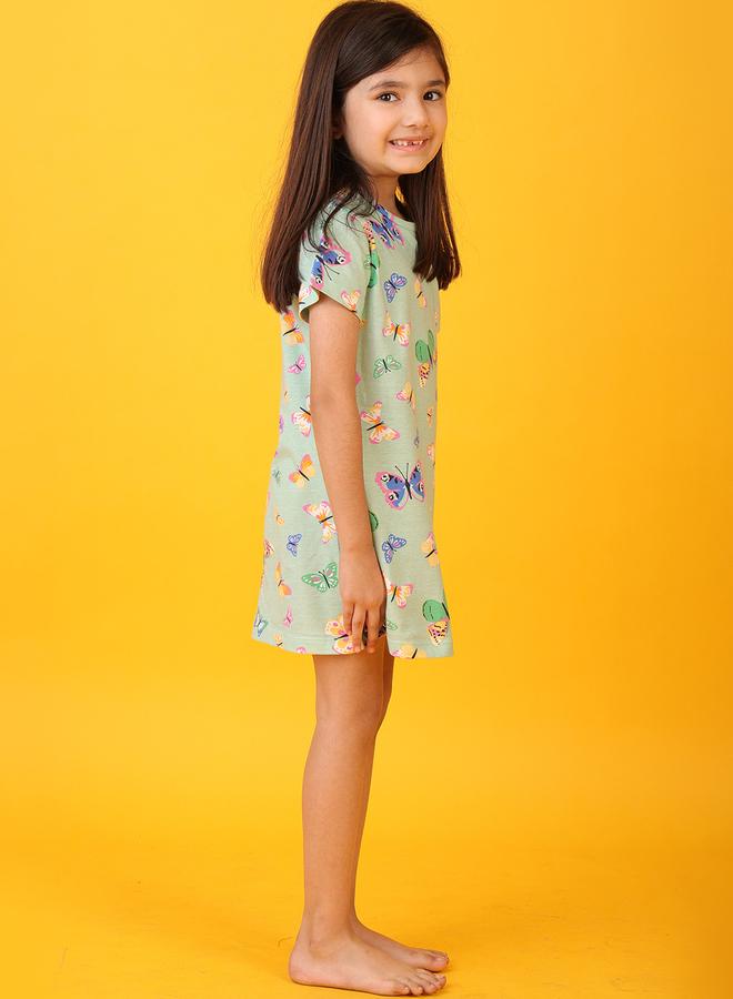 Anthrilo Butterfly Print Mini Night Dress - Image 1