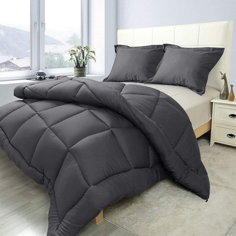 Texlux Soft Microfiber 500 GSM Heavy Winter QuiltComforterDuvetBedding SetBlanketRajaiSingle60 inch x 90 inch Bed Comforter Blanket with 2 Pillow Cover17 inch x 27 inch - Image 1