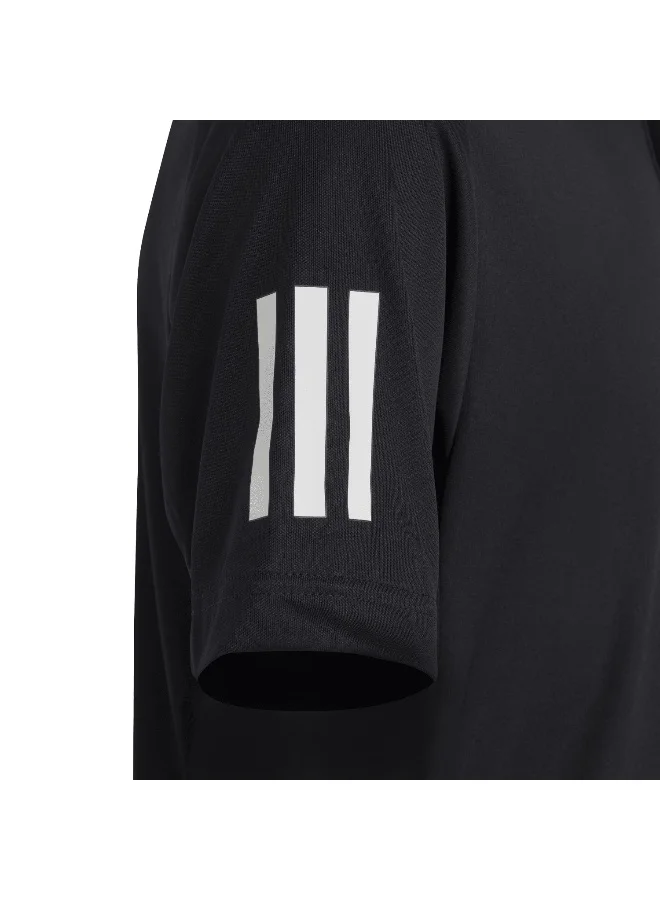 adidas قمصان بولو تنس B Club 3S للأولاد - أسود 116