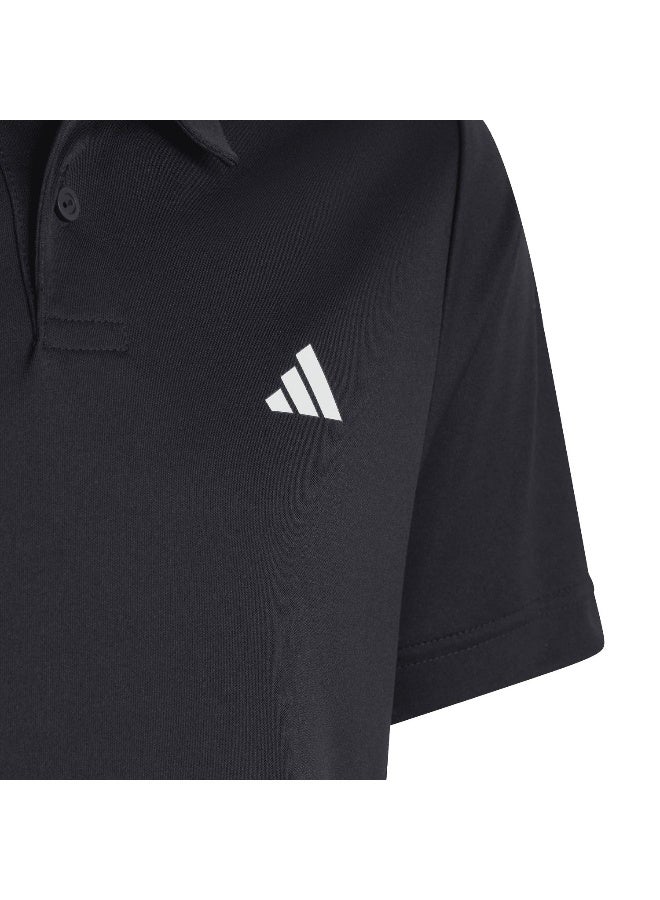 Adidas B Club 3S Polo Black Tennis Polo Shirts For Boys 116 - Image 5