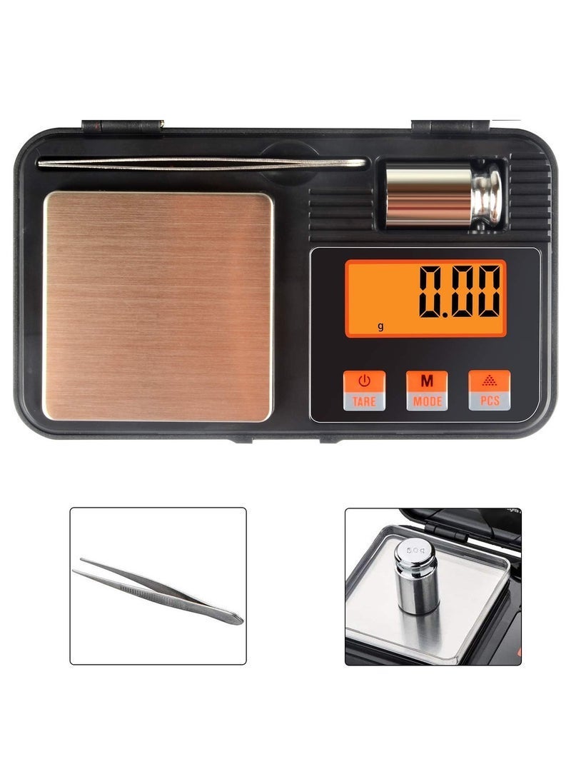 general Digital Scale Gram Scale With Pocket Size Calibration Weight,6 Units Conversion, LCD Back-Lit Display, Use For Jewelry Gold Food Powder Spice (50g/0.001g) - Image 3
