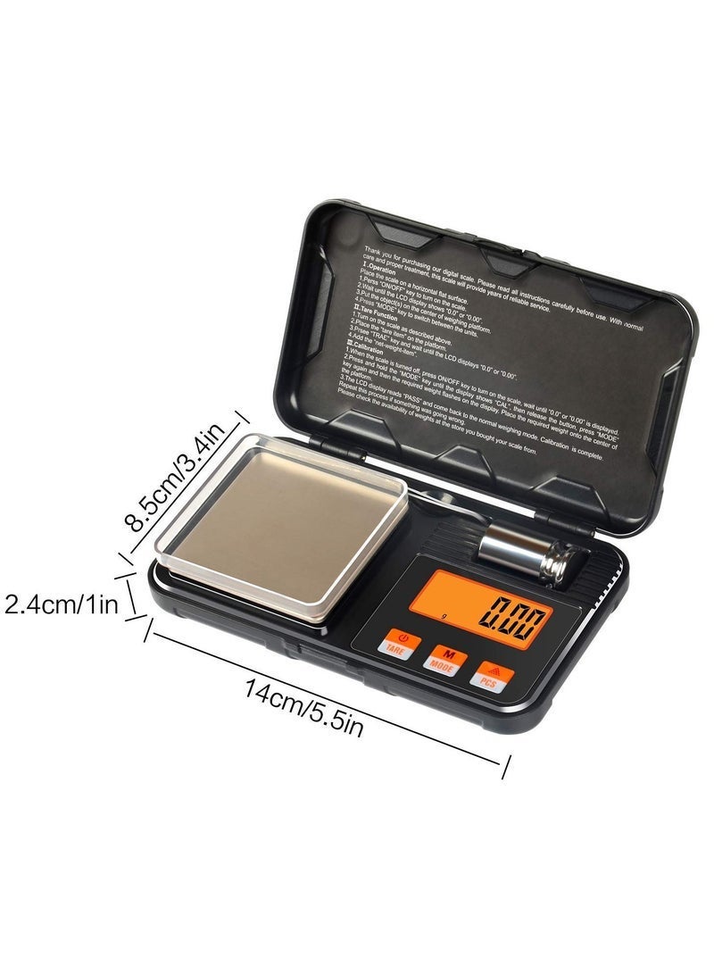 general Digital Scale Gram Scale With Pocket Size Calibration Weight,6 Units Conversion, LCD Back-Lit Display, Use For Jewelry Gold Food Powder Spice (50g/0.001g) - Image 5