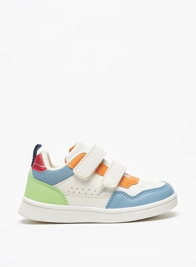ال بي ال من شو اكسبرس Boy's Textured Casual Shoes Sneakers With Hook And Loop Closure