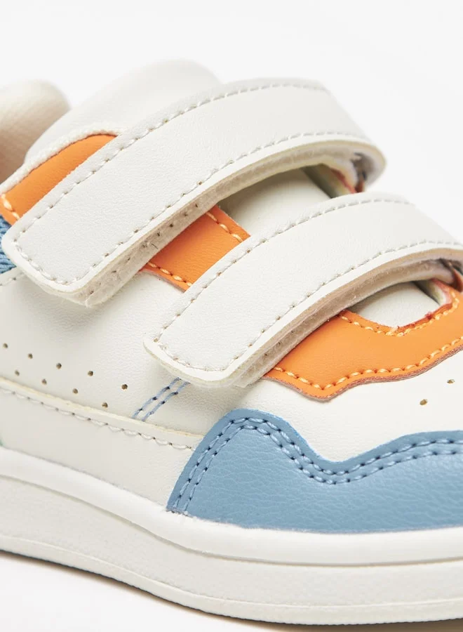 ال بي ال من شو اكسبرس Boy's Textured Casual Shoes Sneakers With Hook And Loop Closure