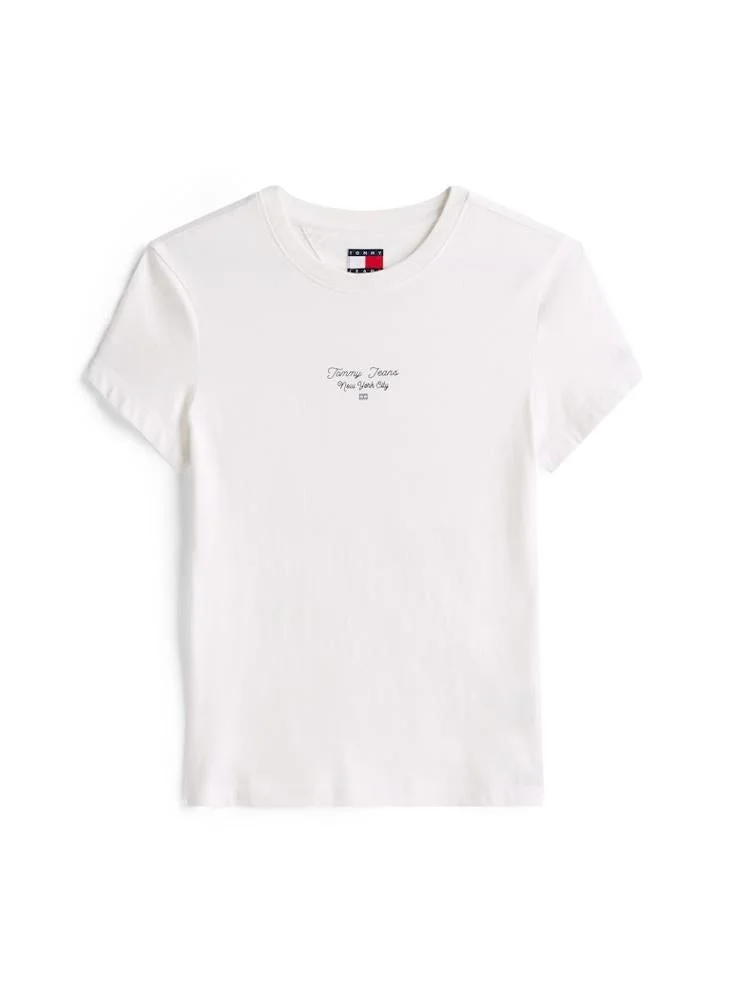 TOMMY JEANS Logo Crew Neck T-Shirt