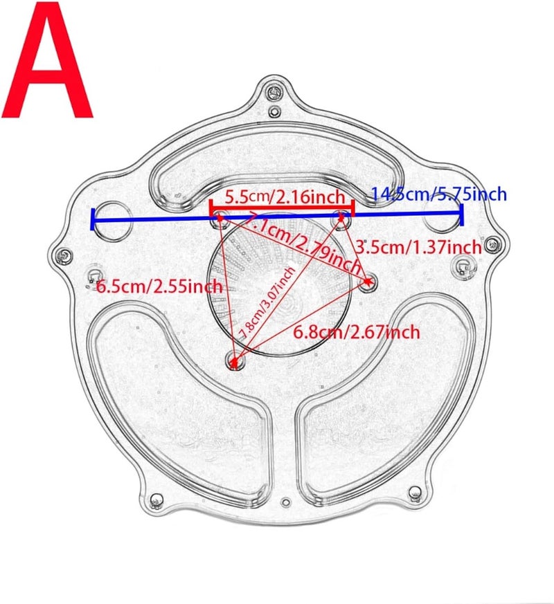 QASULER Motorcycle Air Filter for Harley Models - Image 2