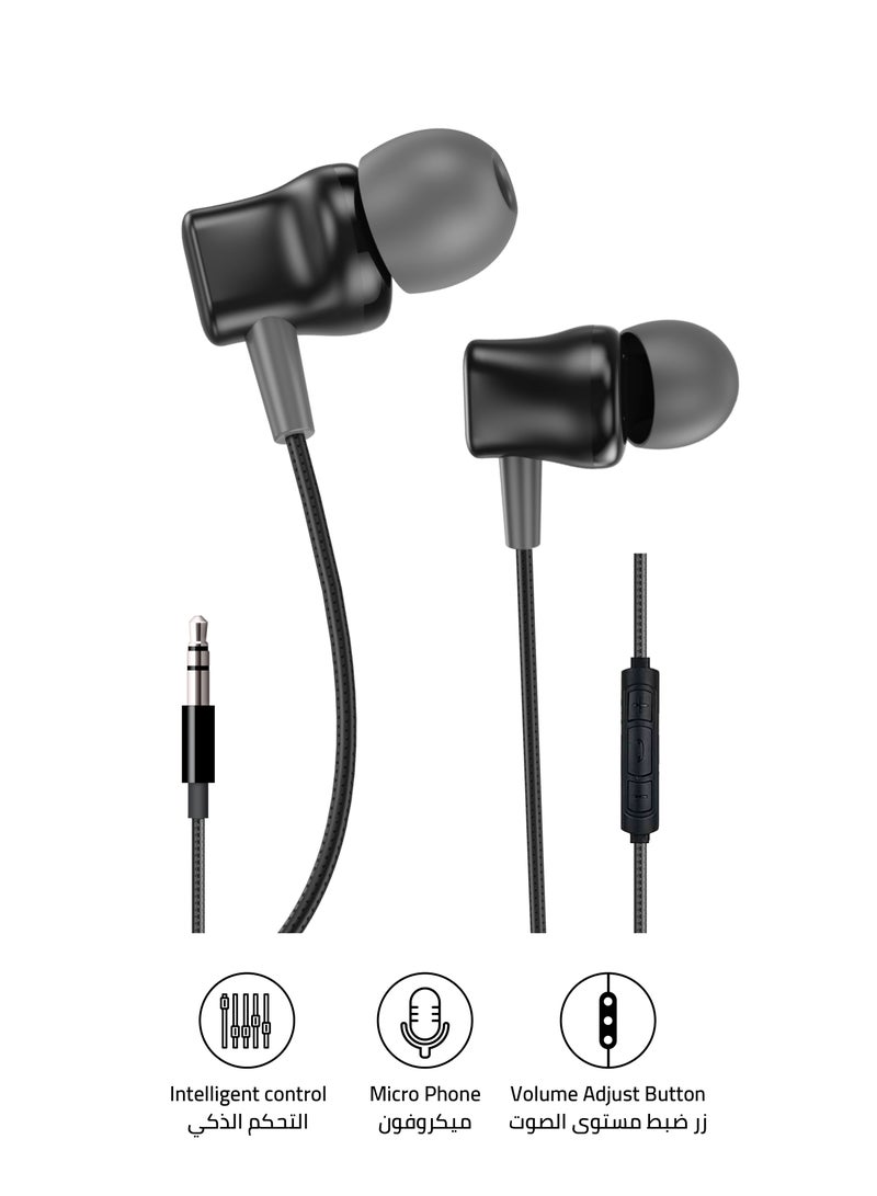 Qbest In-Ear Stereo Sound Super Bass Wired Earphone – High-Quality Audio, 10mm Speaker, and Comfortable Fit - Image 1