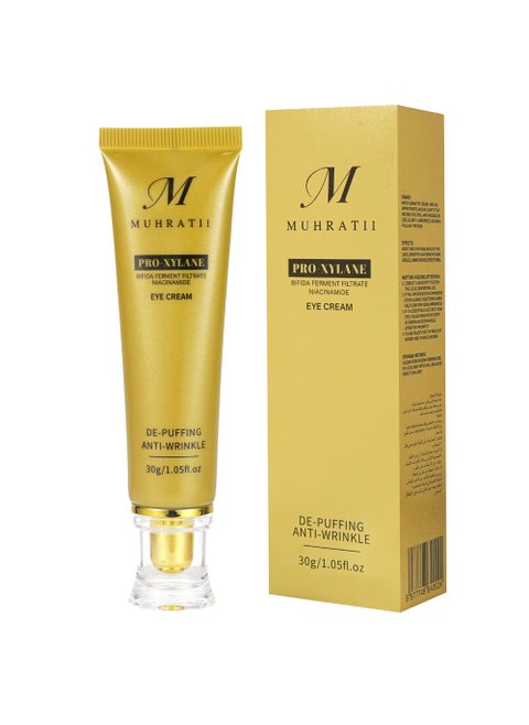 Muhratii Pro-Xylane Under Eye Cream - Anti-Aging Eye Cream for Dark Circles and Puffiness with Pro-xylane and Niacinamide - 30g