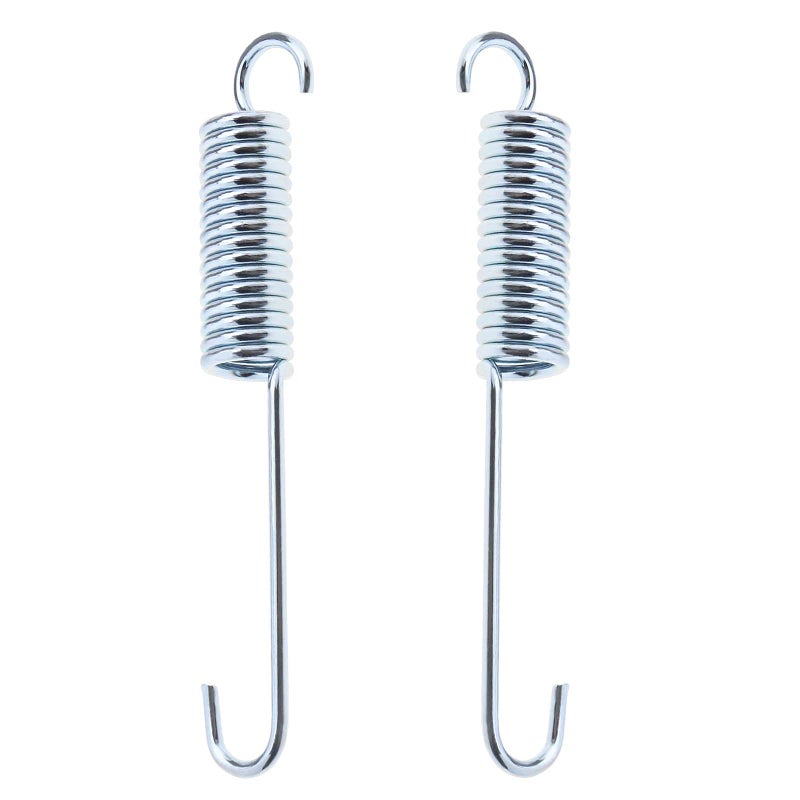 SING F LTD 2pcs 120mm Length Motorcycle Motorbike Silver Kickstand Return Spring Metal Foot Kickstand Side Stand Spring Strong Rebound - Image 2