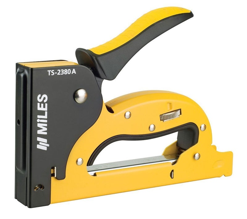 Miles TS-2380A Gun Tacker | Stapler Gun For Frame | Cup Boards | Canvas | Iron Board | Upholstety - Image 1